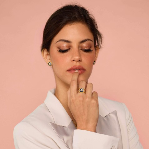 Rosas Portuguesas | Anel Esmalte