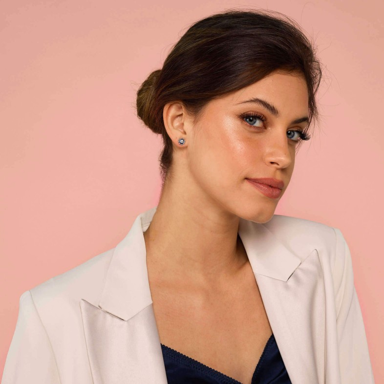 Portuguese Roses | Enamel Stud Earrings