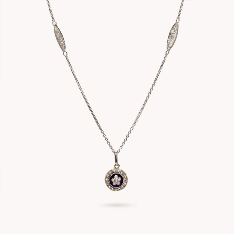 Portuguese Roses | Enamel Medal pendant