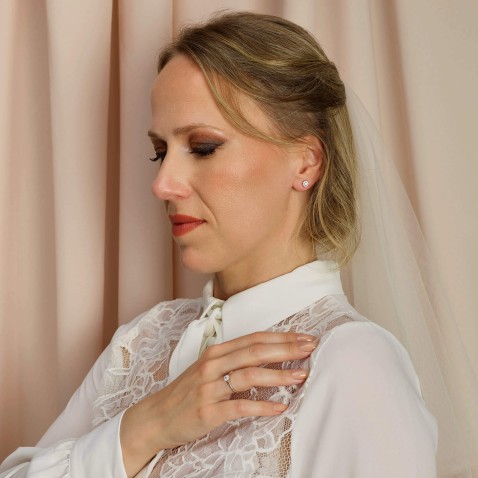 Brincos com Diamantes