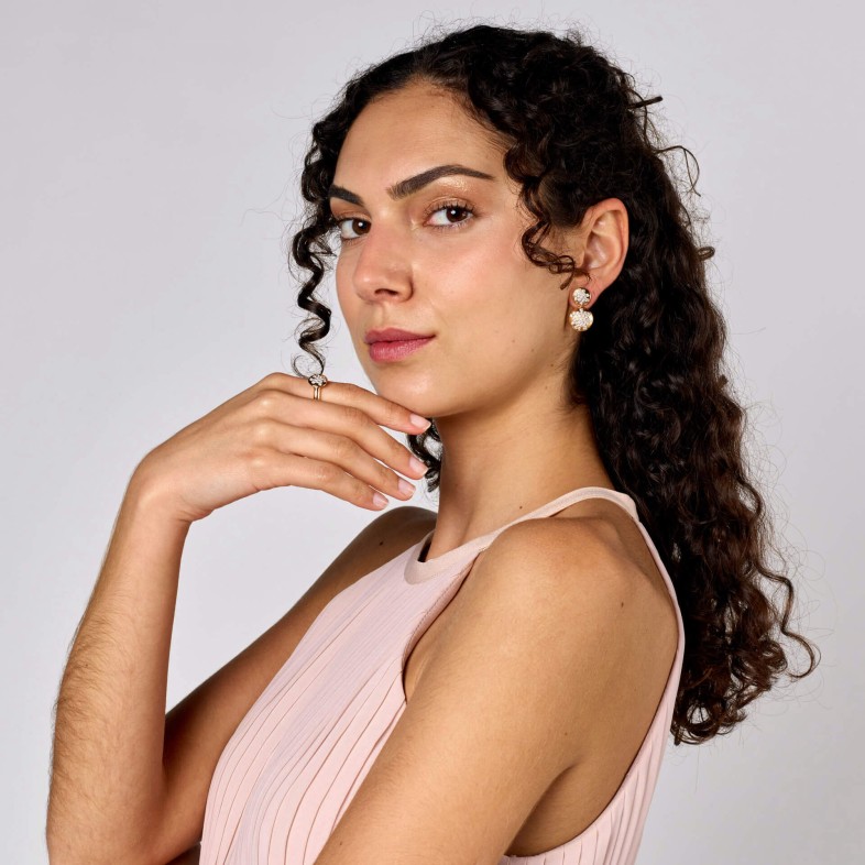 Dahlia | Brincos com Diamantes