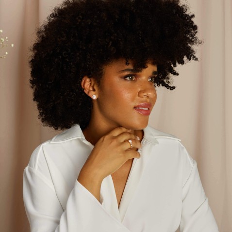 Brincos com Diamantes