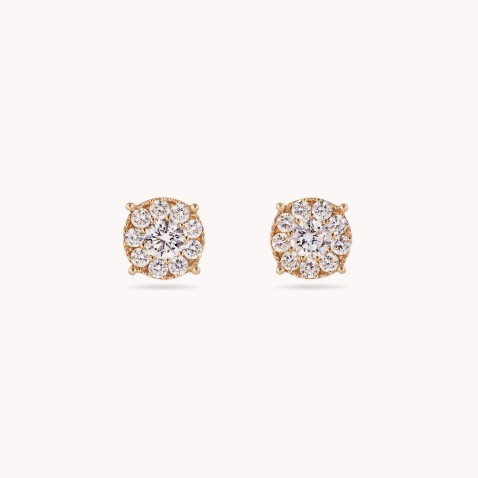 Brincos com Diamantes