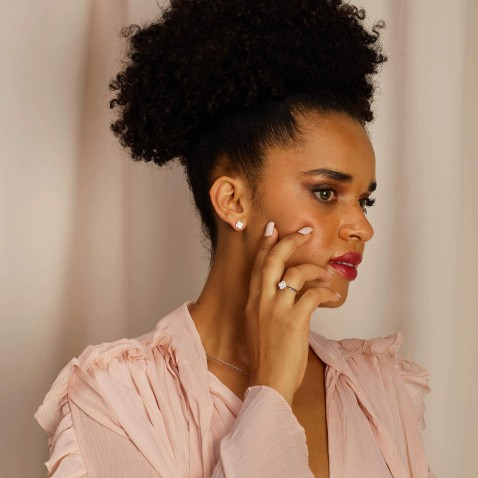 Brincos com Diamantes