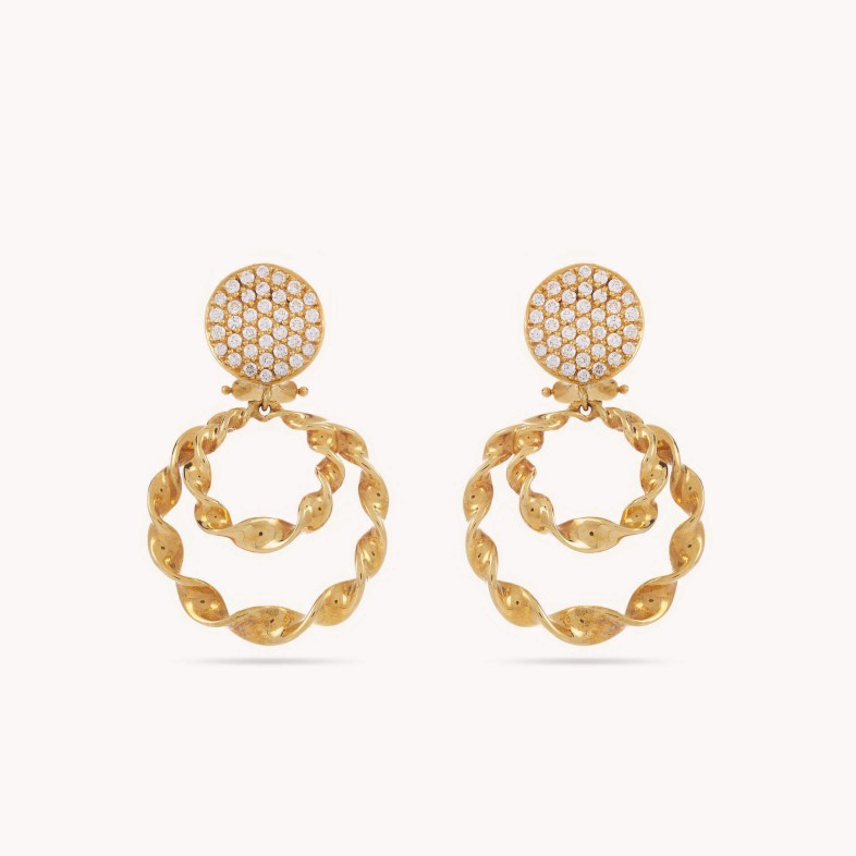 Circles | Diamond Earrings