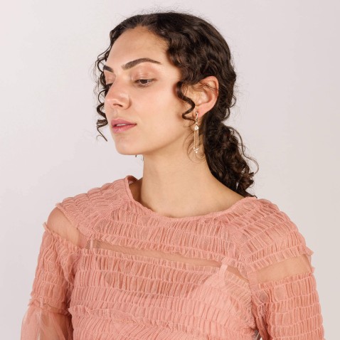 Brincos com Diamantes