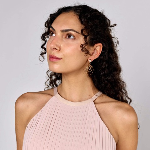 Circles | Diamond Earrings