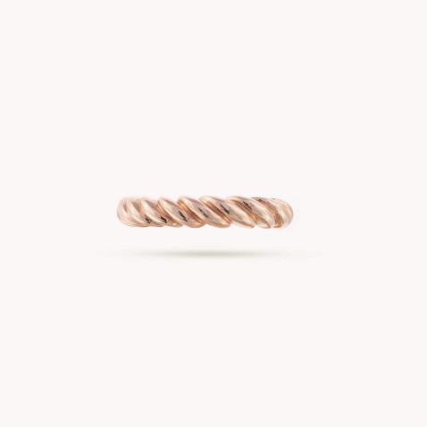 Spiral band ring
