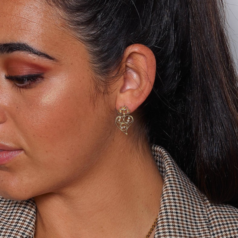 Diamond Filigree | Earrings