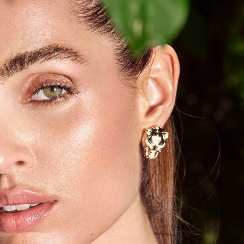 Origen - Zodaria | Brincos com Esmalte e Esmeraldas