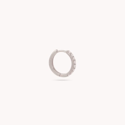 Circles | Diamond Hoop Earrings