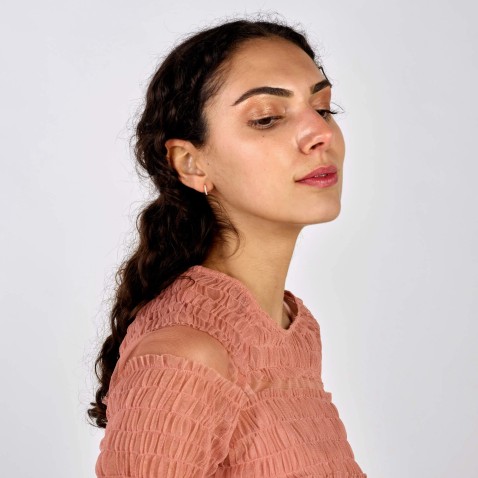 Circles | Diamond Hoop Earrings