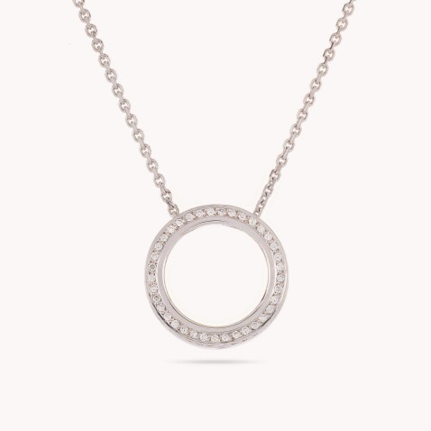Circles | Colar com Pendente com Diamantes