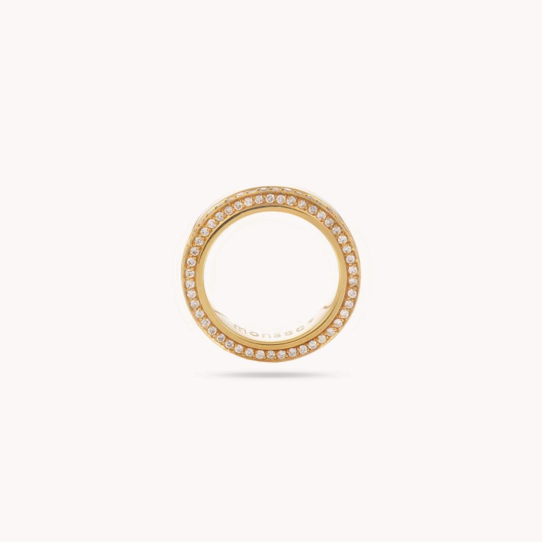 Circles | Anel com Diamantes