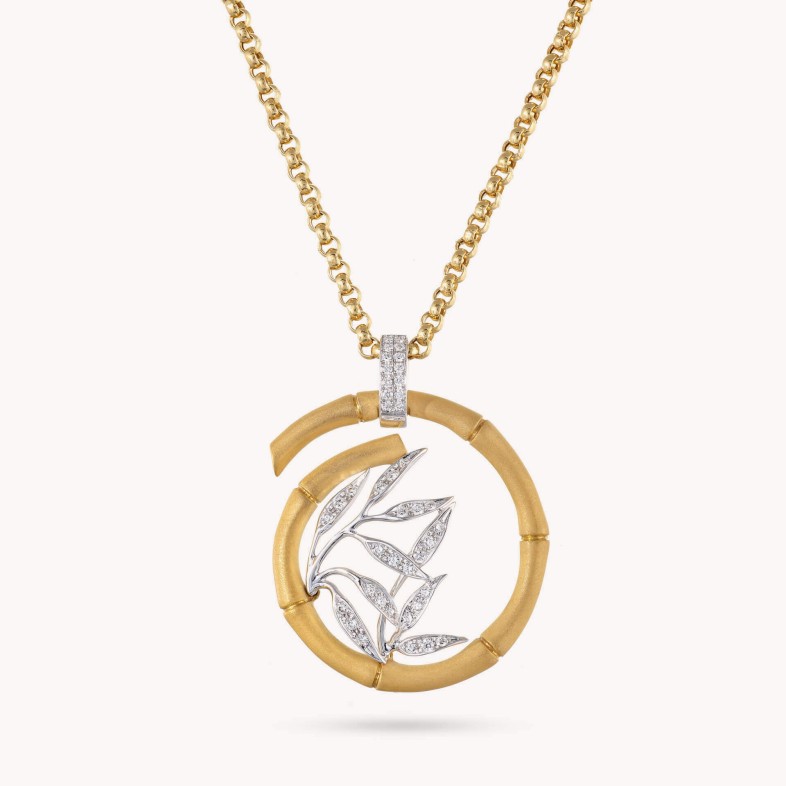 Bamboo | Colar com Diamantes