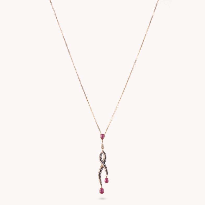 Ruby and Diamond Necklace