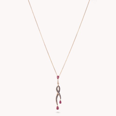 Ruby and Diamond Necklace