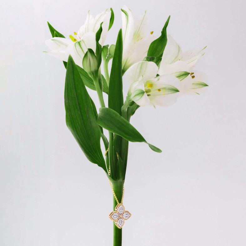 Princess Flower | Diamond Pendant Necklace