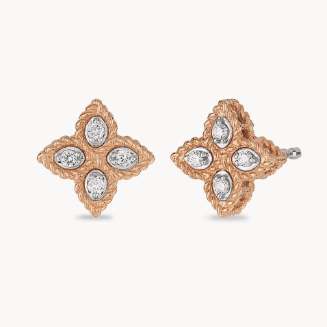 Princess Flower | Brincos com Diamantes