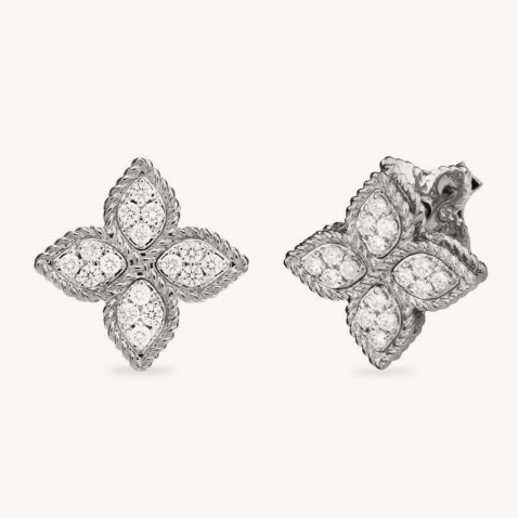 Princess Flower | Diamond Earrings
