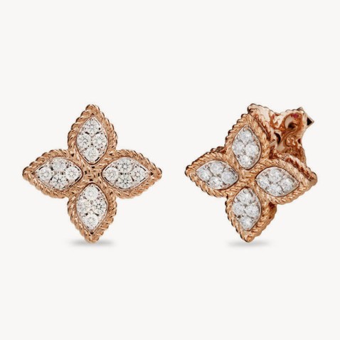 Princess Flower | Diamond Earrings