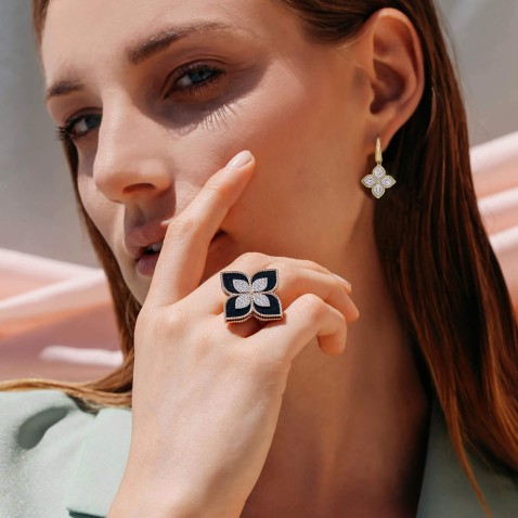 Princess Flower | Diamond Earrings