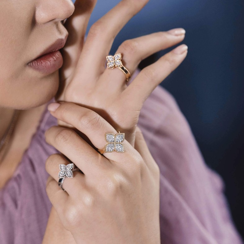 Princess Flower | Anel com Diamantes