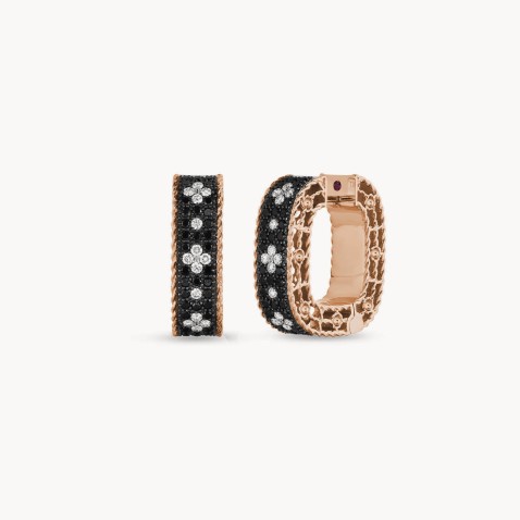Venetian Princess | Brincos com Diamantes Negros e Diamantes