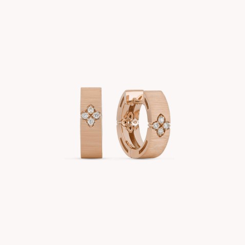 Love in Verona | Diamond Hoop Earrings