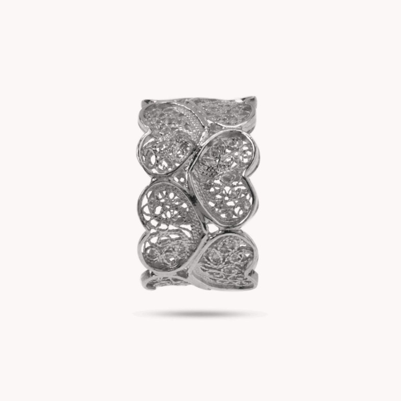Heart Filigree Ring
