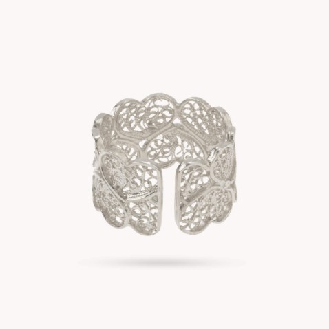 Heart Filigree Ring