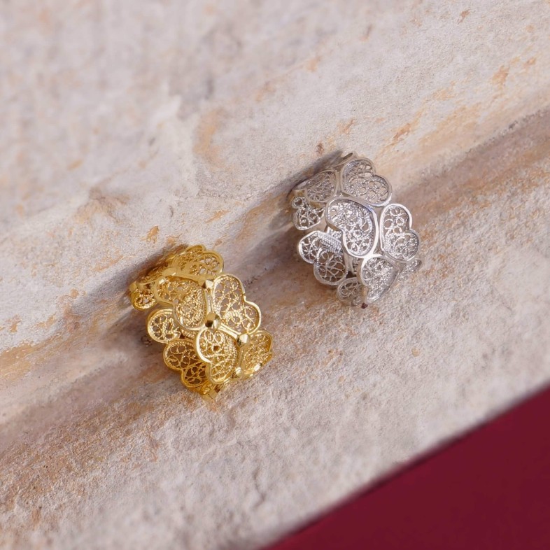 Heart Filigree Ring