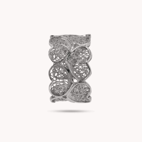 Heart Filigree Ring