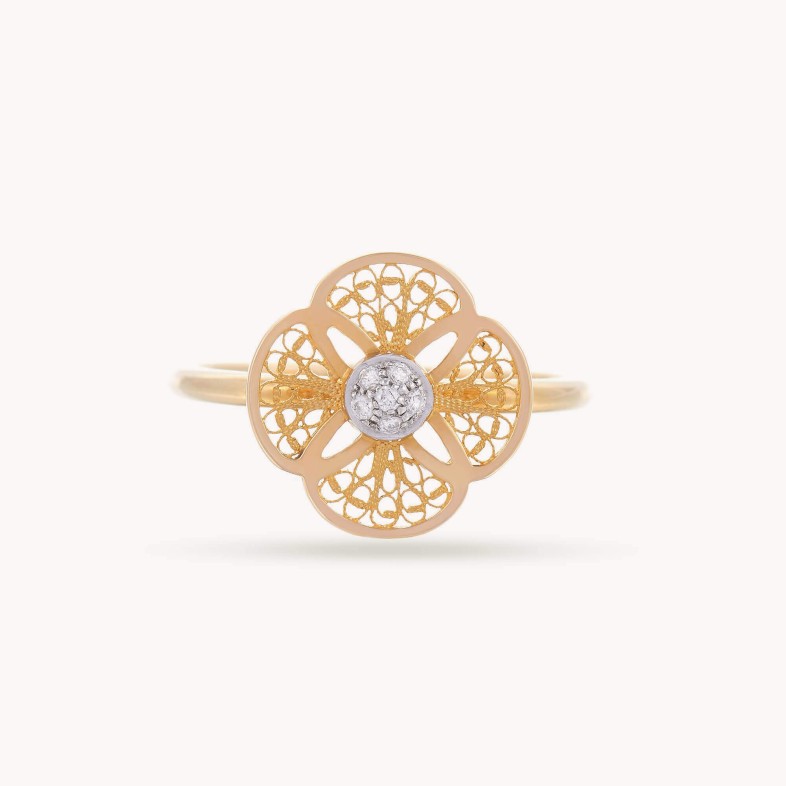 BLOSSOM | Anel com Diamantes
