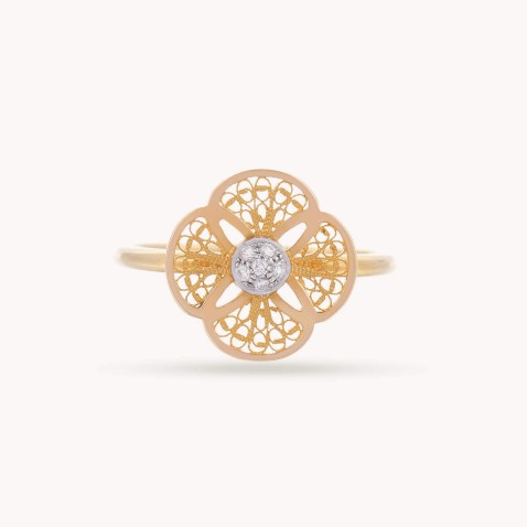 BLOSSOM | Anel com Diamantes