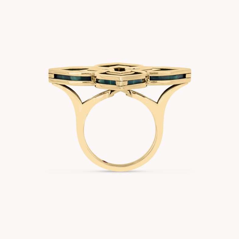 Venetian Princess | Anel com Malaquite