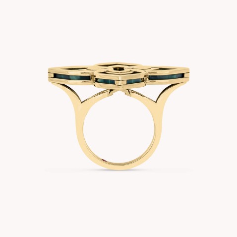 Venetian Princess | Anel com Malaquite