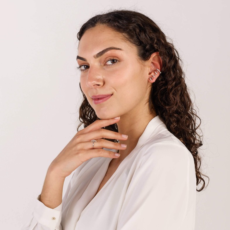 Brincos com Diamantes