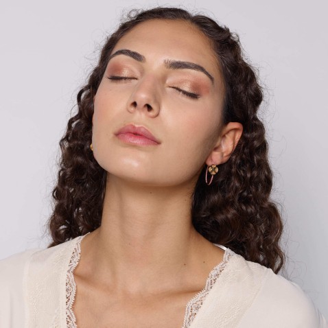 BLOSSOM | Brincos com Safiras