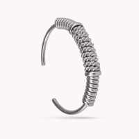 Plain silver / Rhodium-plated silver