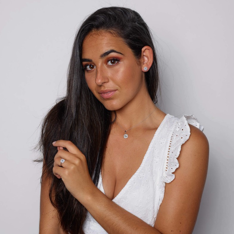 Topaz and Diamond Necklace