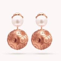 Rose-plated silver