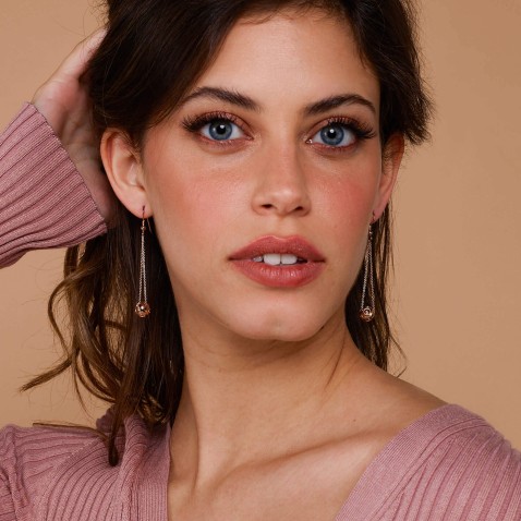 Minhota | Threader earrings - 8 mm