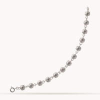 Plain silver / Rhodium-plated silver