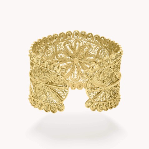 Filigree Flowers bangle