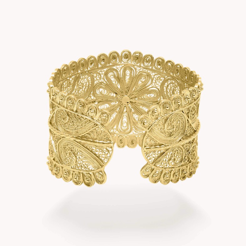 Filigree Flowers bangle