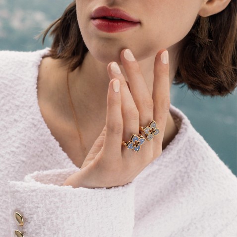 Venetian Princess | Anel com Titnio e Diamantes