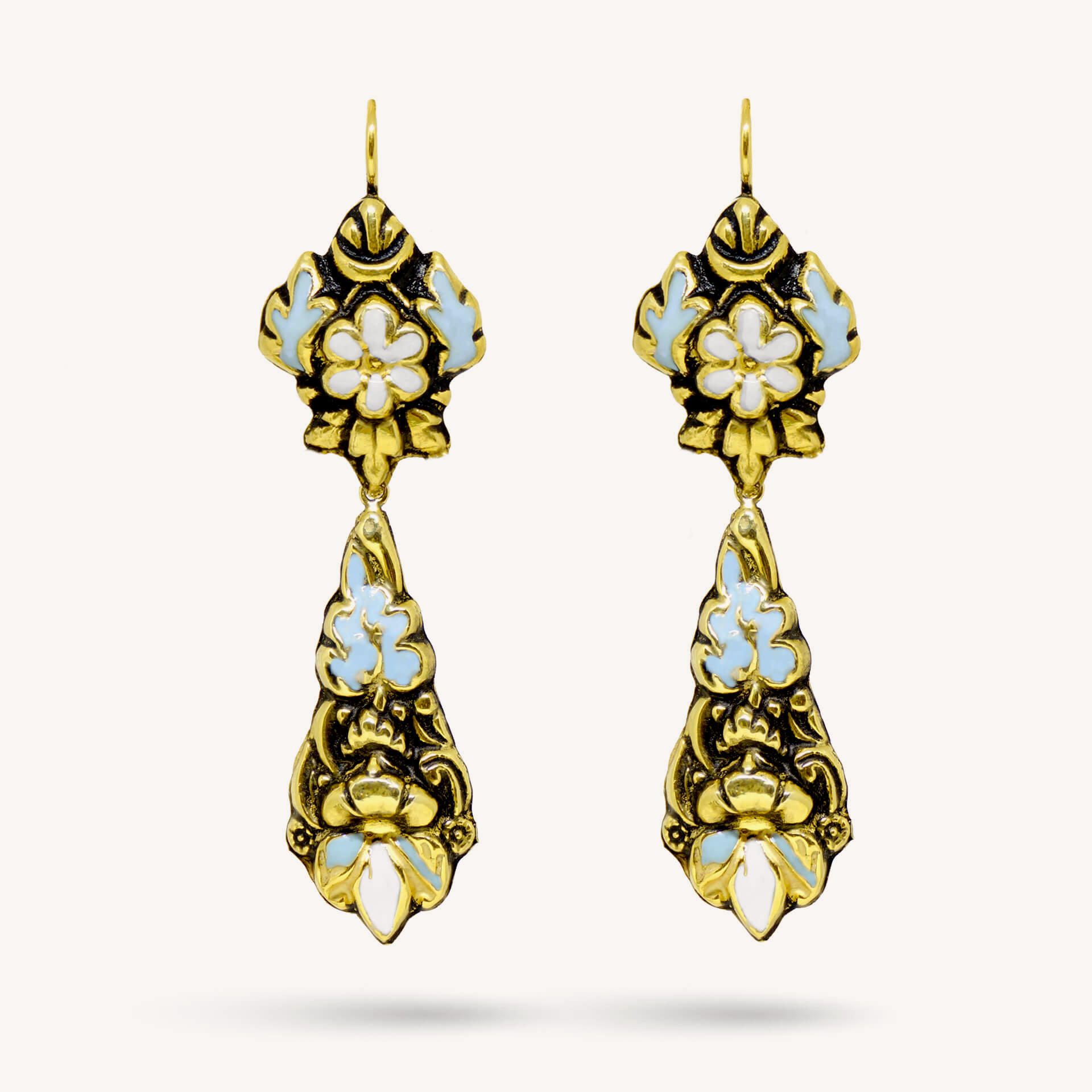 NEOBAROQ | Brincos Ouro com Esmalte