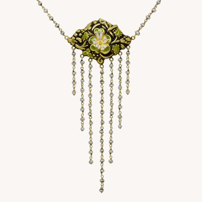 NEOBAROQ | Enamel Gold Necklace