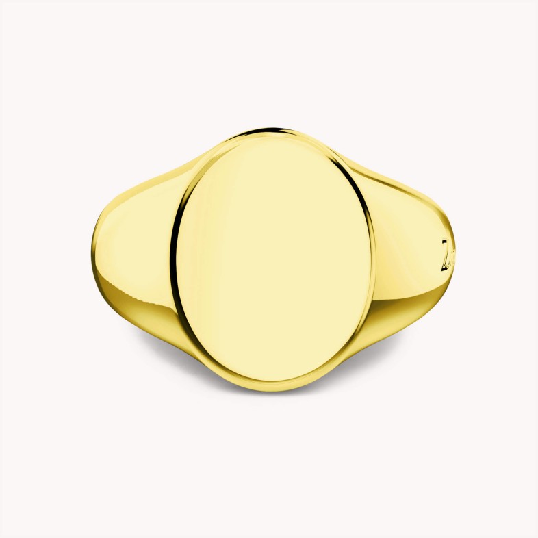 Men's gold ring